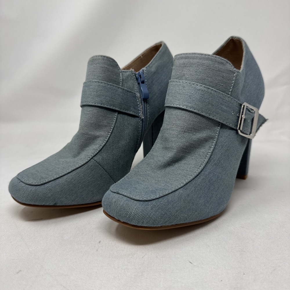 Forever High Heels 4 In Denim Women's Size 8.5